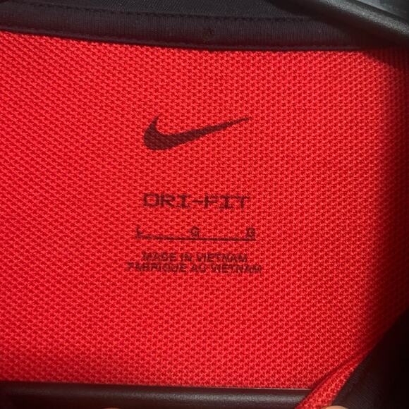 Nike Ohio State Buckeyes Dri-Fit Long Sleeve Polo Mens Size L - Picture 5 of 10